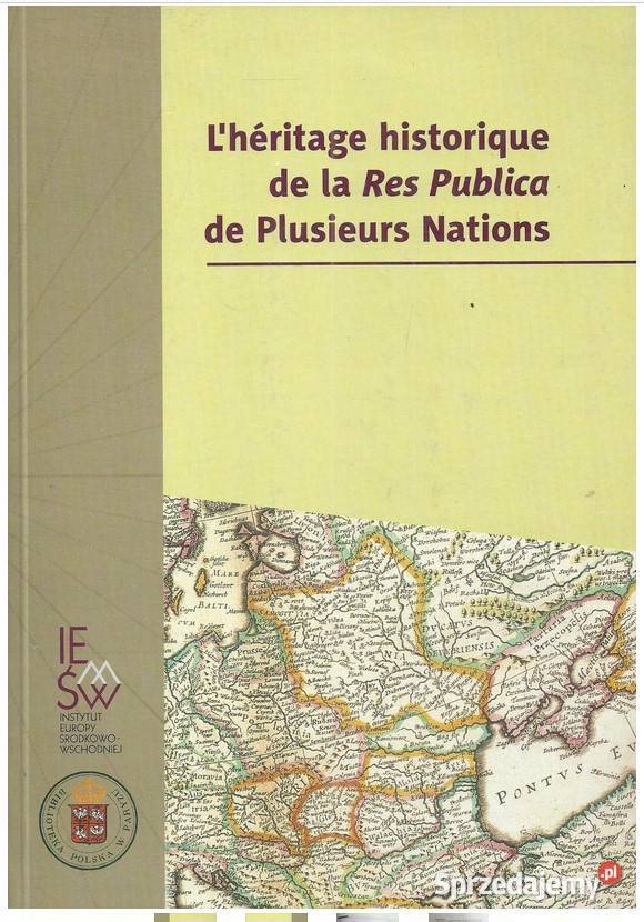 L heritage historique de la Res Publica de historia, archeologia Łódź sprzedam