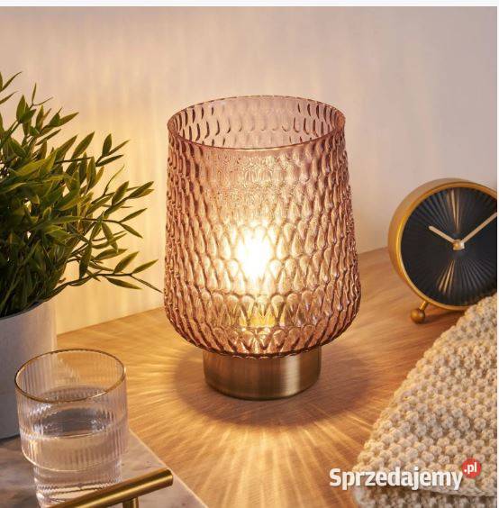 PAULEEN Błyszcząca lampa stołowa Glamour E27 Przeźmierowo