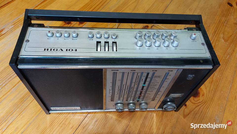 Radio tranzystorowe RIGA 104 Tomaszów Lubelski