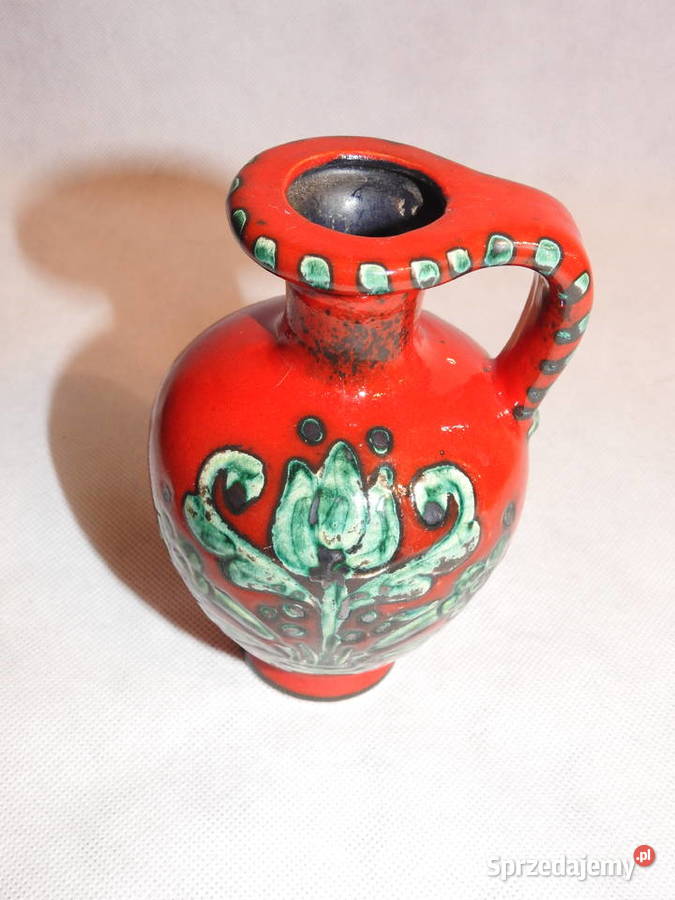Śliczny stary ceramiczny wazonik niemiecki Porcelana i szkło Inowrocław