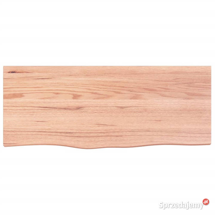 Półka brązowa 100x40x24 lakierowane lite drewno Warszawa