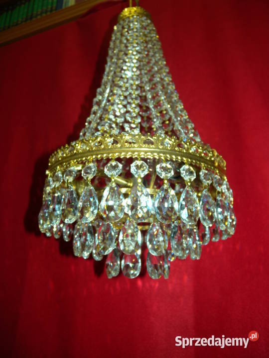 Żyrandol kryształowy Maria Theresa gruszka Katowice sprzedam