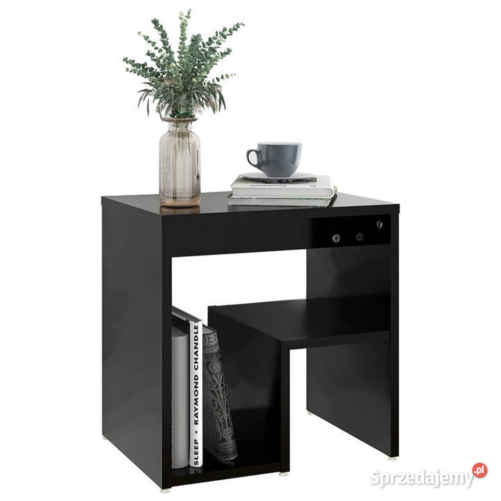 Szafki nocne 2 czarne 40x30x40 WM806331 Nocne sprzedam
