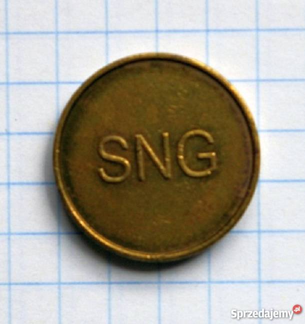 ŻETON Z NAPISEM SNG Numizmatyka lubelskie Piszczac