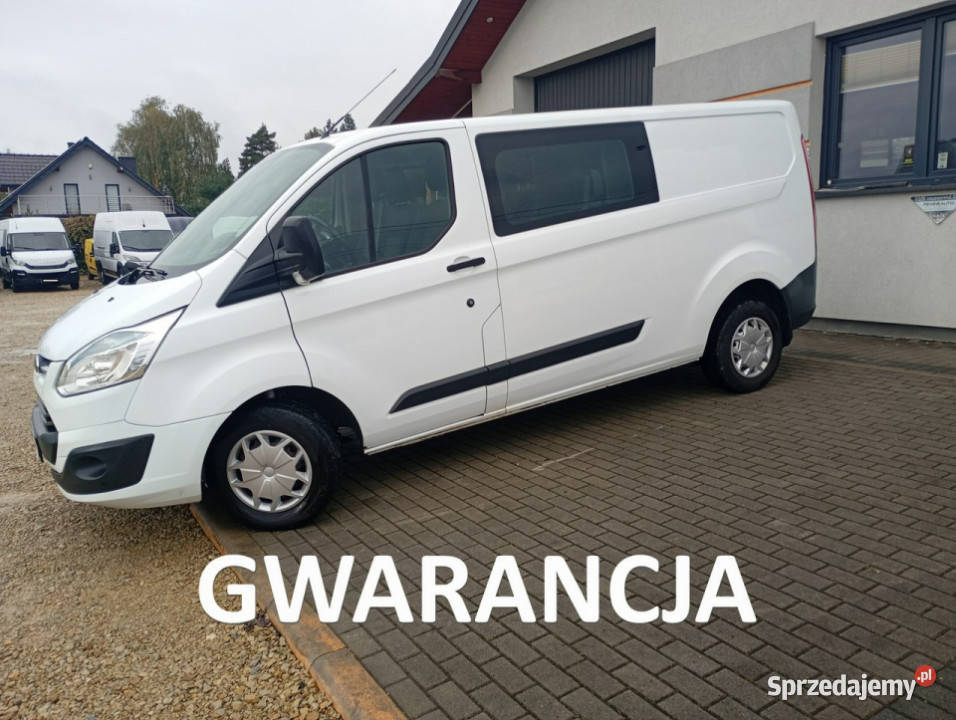 Ford Custom brygadówka doka 6 osobowy long biały śląskie
