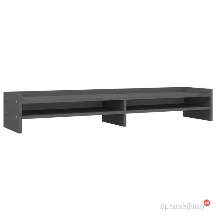 Podstawka na monitor szara 100x24x16 lite drewno Dom i Ogród Warszawa