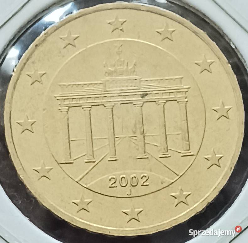 10 Centów Niemcy 2002 r men J Numizmatyka Konin