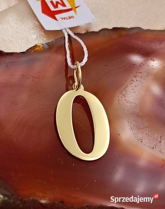 20 Wisiorek Złoty pr585 Literka O Z1208