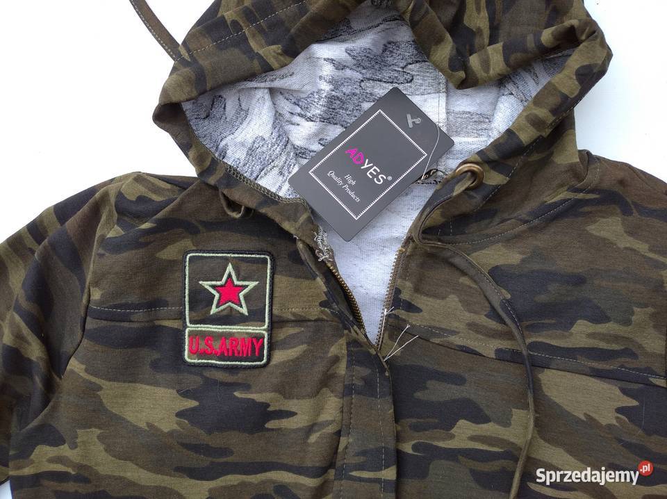 Bluza młodzieżowa moro SM długi