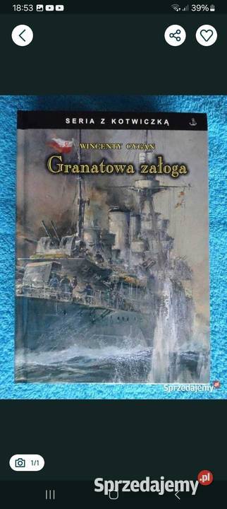 Granatowa załoga Wincenty Cygan Rok wydania 2018 Kultura i Rozrywka śląskie Siemianowice Śląskie