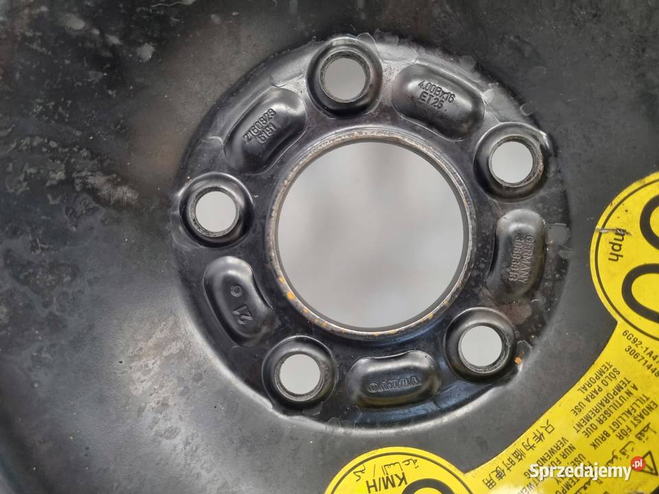 KOŁO DOJAZDOWE Volvo S40 II V50 C30 12585 R16 Samochodowe Chełm