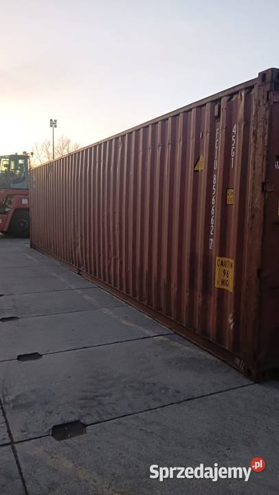 Kontener morski 12 metrów używany 40 HC Pewny Gdańsk