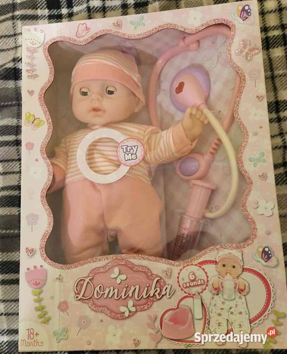 Lalka Dominika z 6 dźwiękami Lalki i akcesoria Łódź