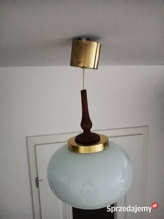 Dwie pojedyncze lampy sufitowe PolamBielsko PRL Kraków sprzedam