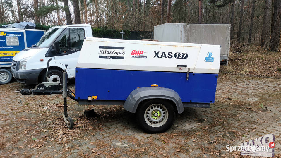 Kompresor śrubowy mobilny sprężarka Atlas Copco Ostrowiec Świętokrzyski sprzedam