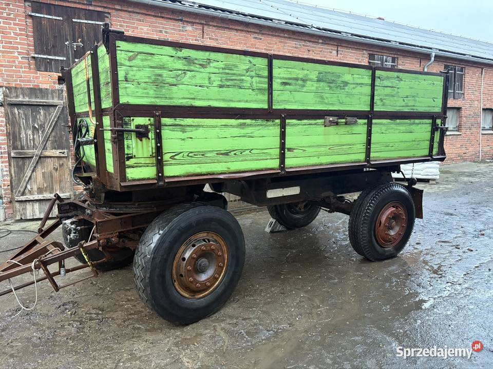 Przyczepa rolnicza kassbohrer 8t 10t 3 strony nieuszkodzony Maszyny rolnicze Żerków