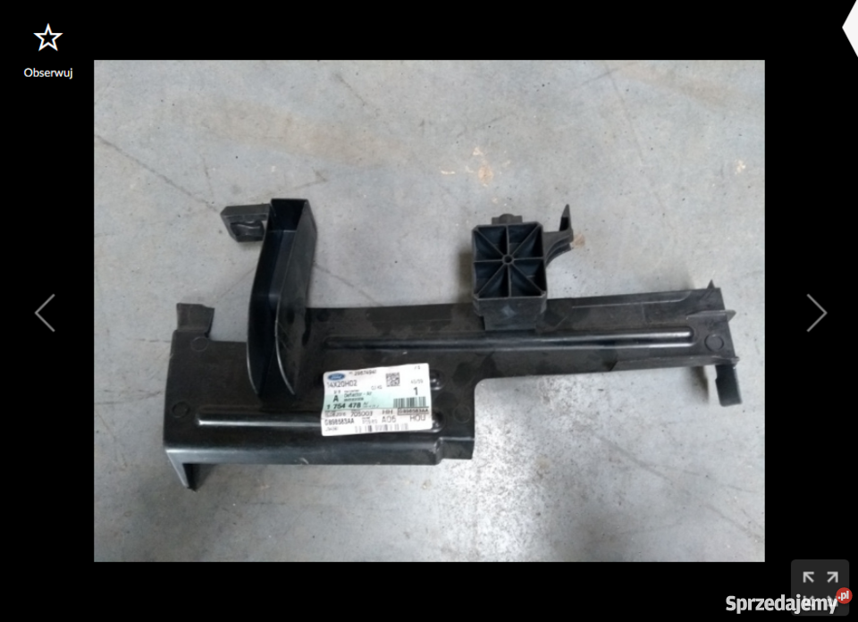 Deflektor powietrza prawy Ford Focus MK3 osobowe Karoseria Pilzno