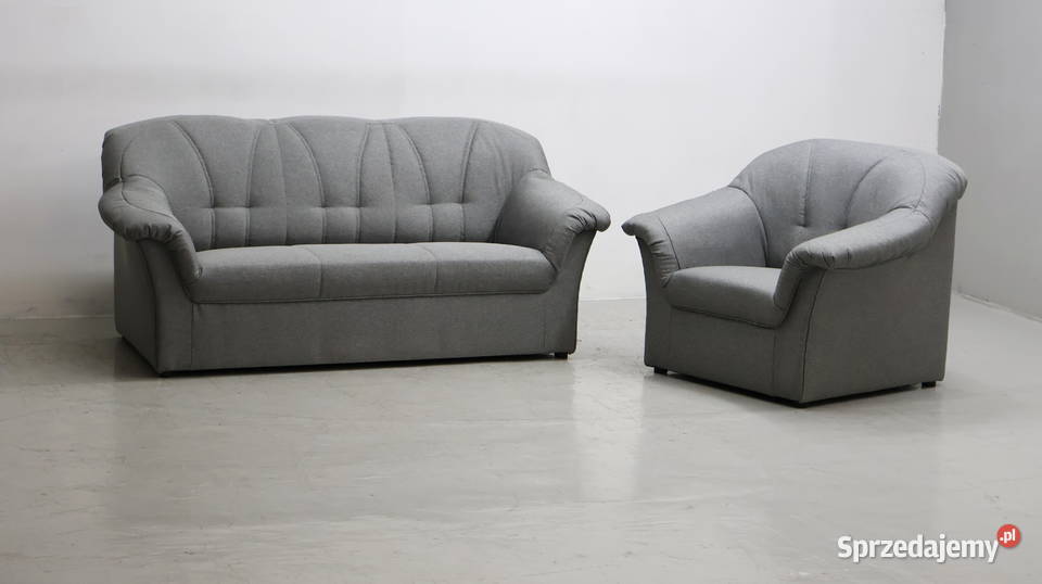 SEO nowy komplet 31 SOFA KANAPA zestaw z szara Poznań