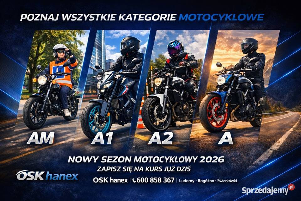 KURS PRAWA JAZDY KAT A CHODZIEŻ KURS W 10 DNI Chodzież