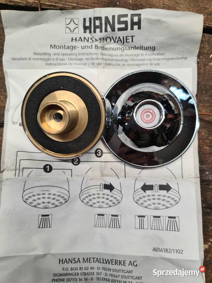 Hansa Głowica 04410200 deszczownica NOWA 11 wielkopolskie Puszczykowo