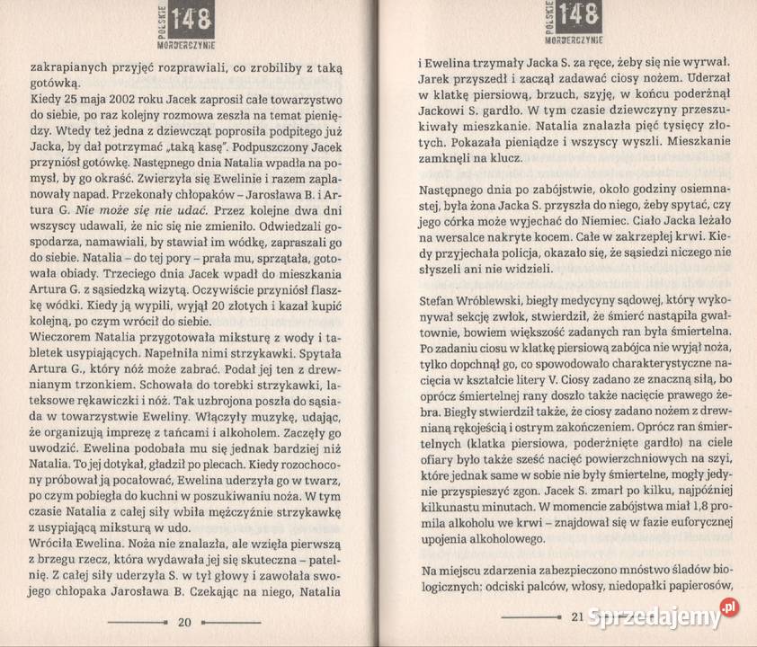 POLSKIE MORDERCZYNIE Katarzyna Bonda sprzedam