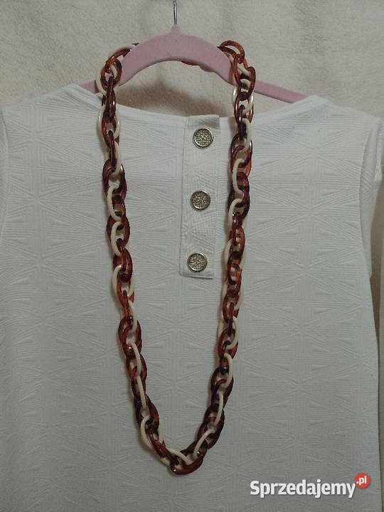 Długie korale naszyjnik z Londynu Top Vintage Dodatki Dodatki Kraków