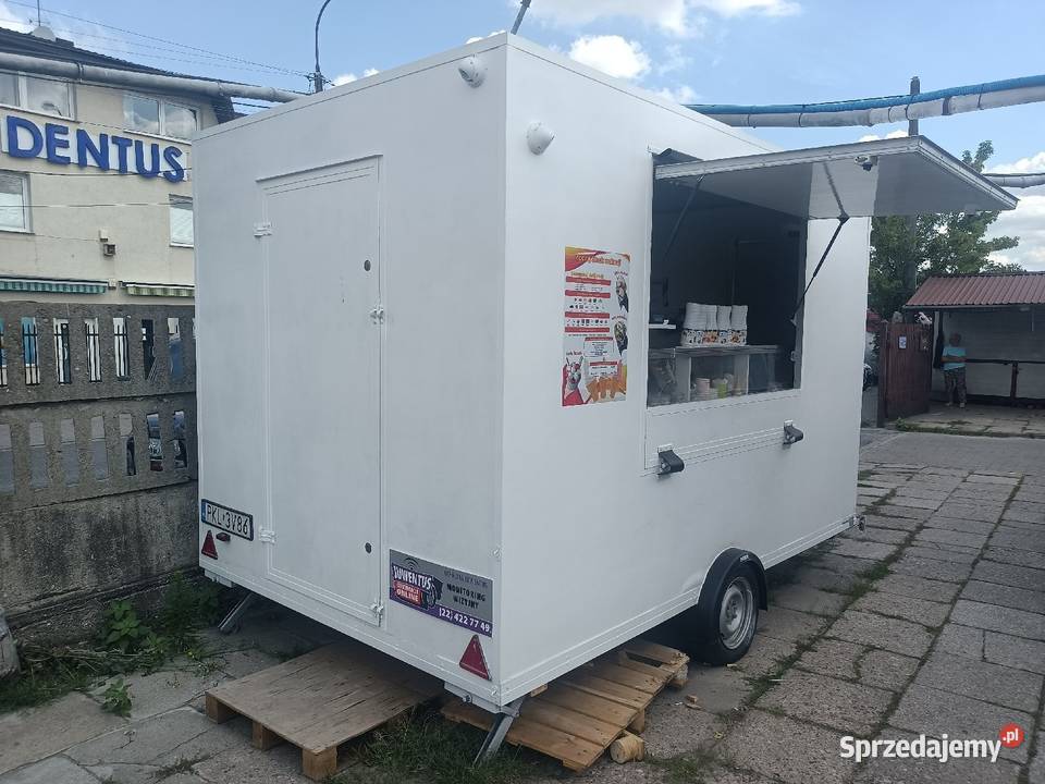 Przyczepa gastronomiczna lody tajskie gofry Żyrardów