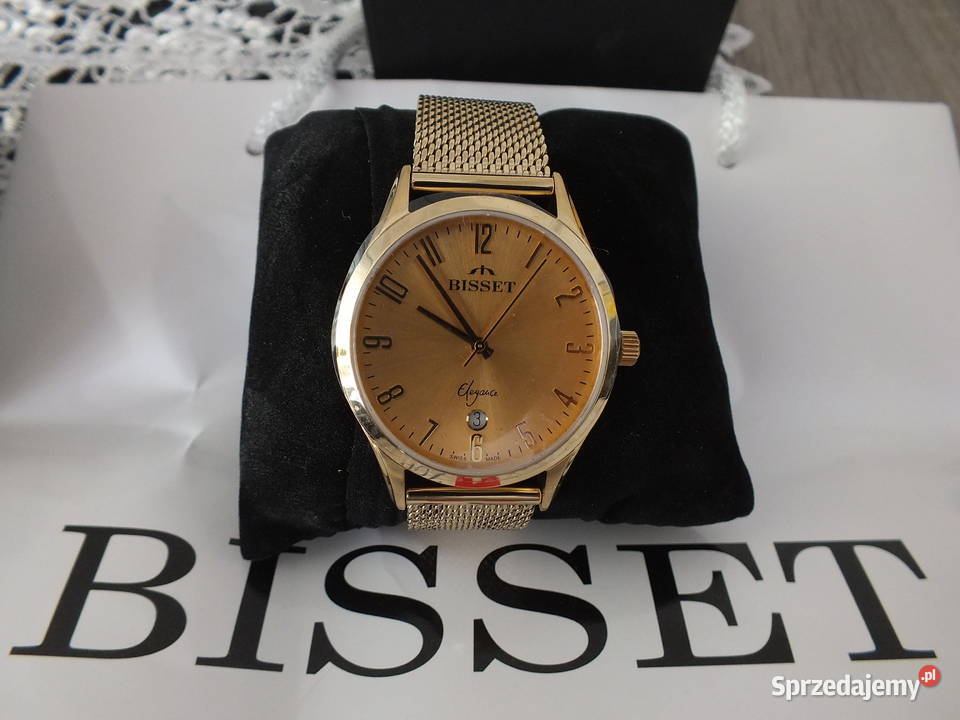 Zegarek Bisset Nowy Swiss Made Kurier Golasowice