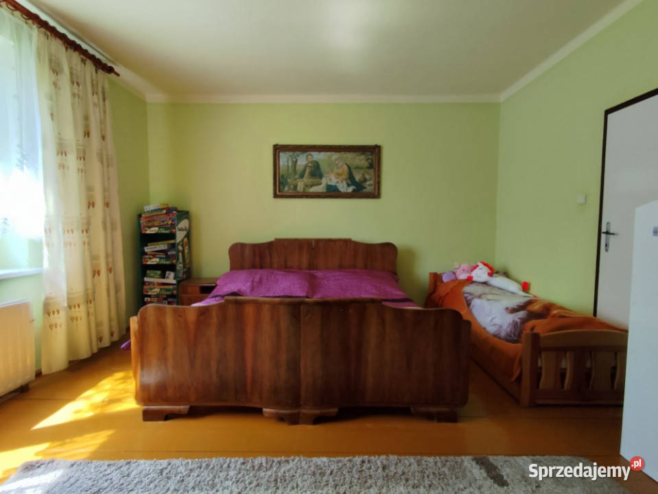 Dom z cegły z dużą działką budynki gospodarcze Wojsławice