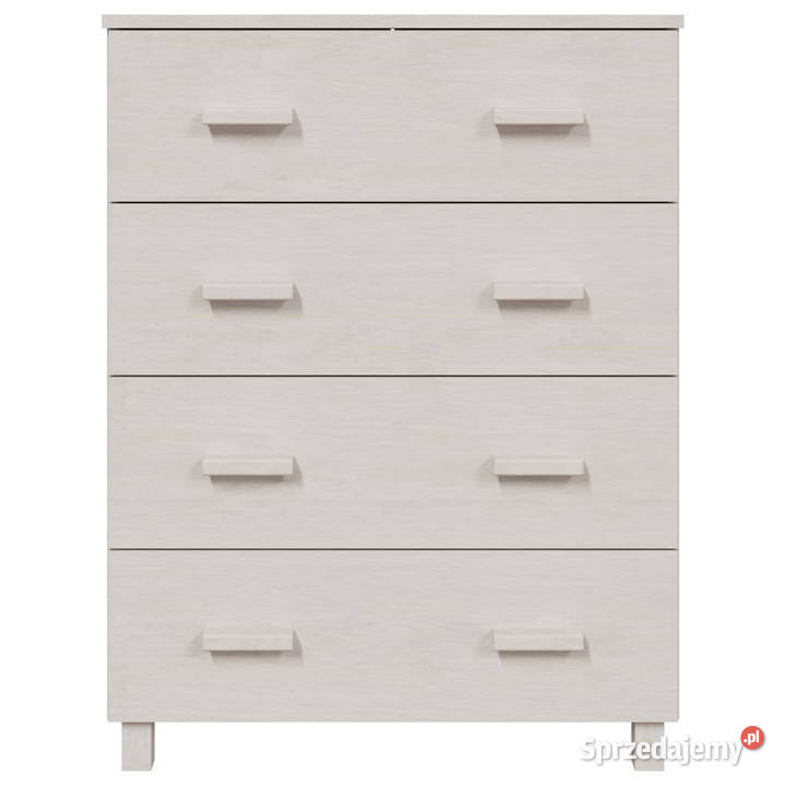 Komoda HAMAR biała 79x40x1035 lite drewno Warszawa