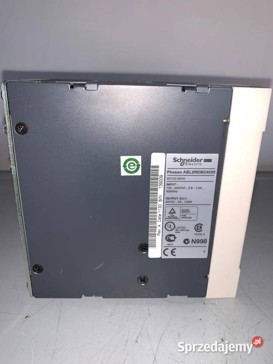 Zasilacz Schneider ABL8REM24050 Power 120W 24VDC Warszawa