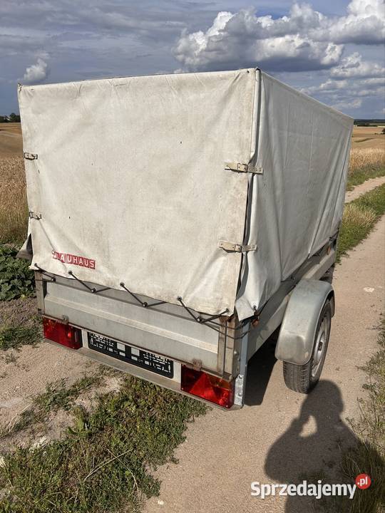 Przyczepka lekka samochodowa STEMA HP6070 DMC Rok produkcji 2002 Do samochodów osobowych kujawsko-pomorskie Brodnica