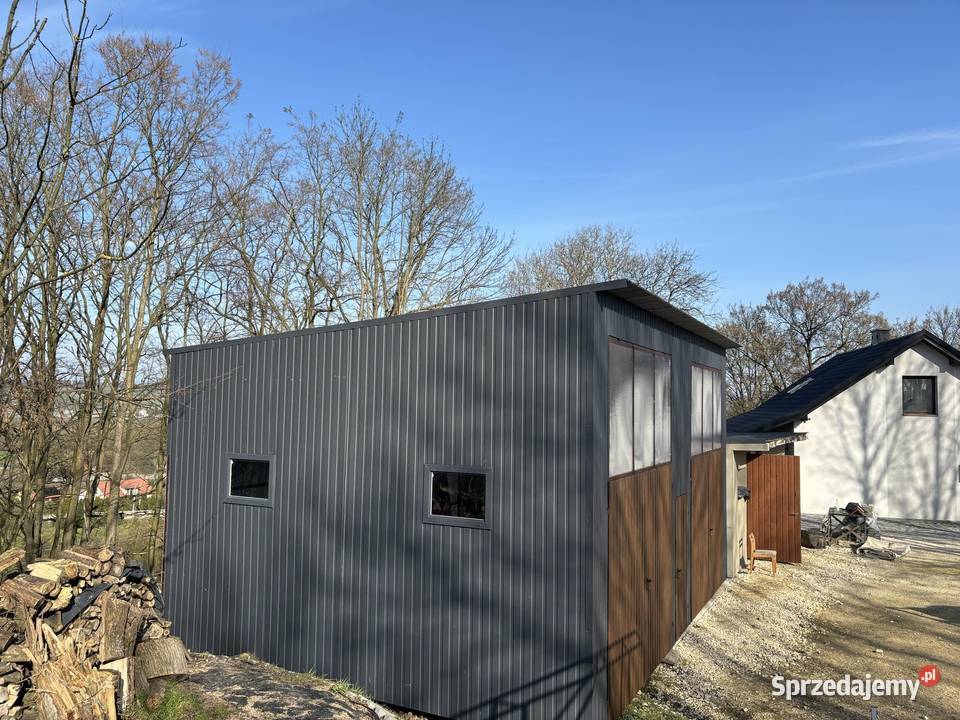Garaż Blaszany Garaże Blaszane Hala Magazyn Sieradz