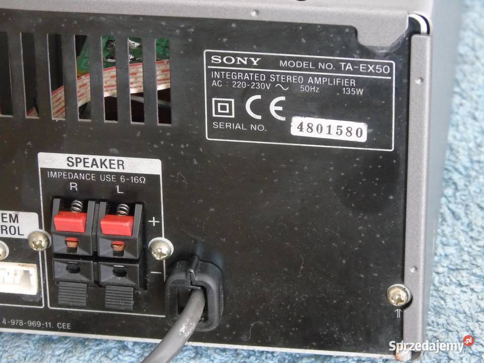 Wzmacniacz Sony TAEX50 mocny i sprawny DOSTAWA Wzmacniacze i pokrewne Jasło