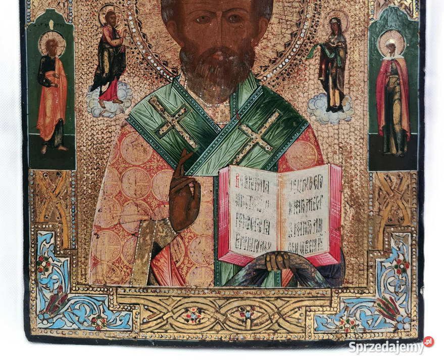 Ikona Święty Mikołaj z Miry Cudotwórca 0113 Warszawa sprzedam