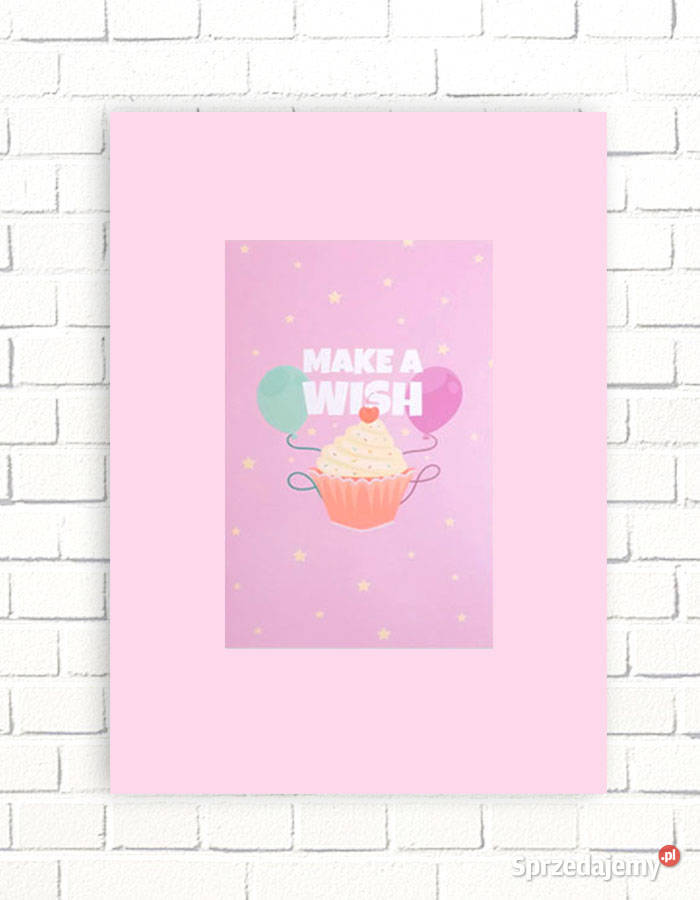ciastko plakat A4 pastelowy plakat do kuchni Olsztyn sprzedam