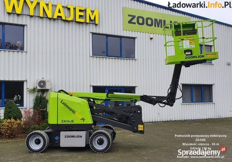 PODNOŚNIK PRZEGUBOWY ELEKTRYCZNY ZOOMLION 14JE Katowice