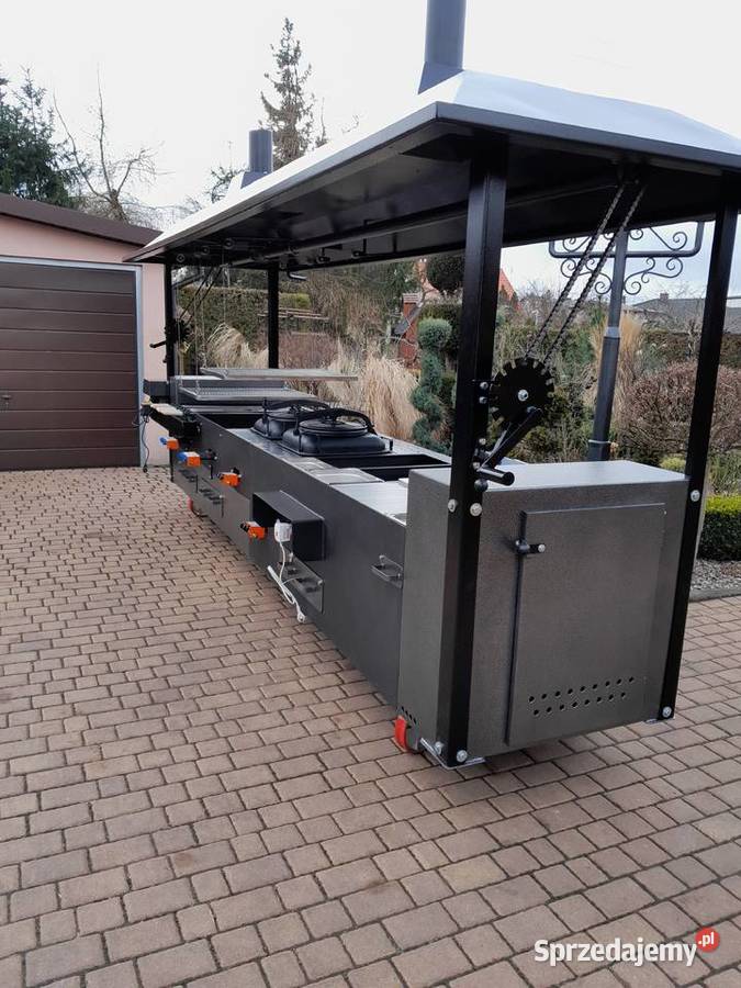 Gastronomiczny grill cateringowy gazowy węglowy Damasławek sprzedam