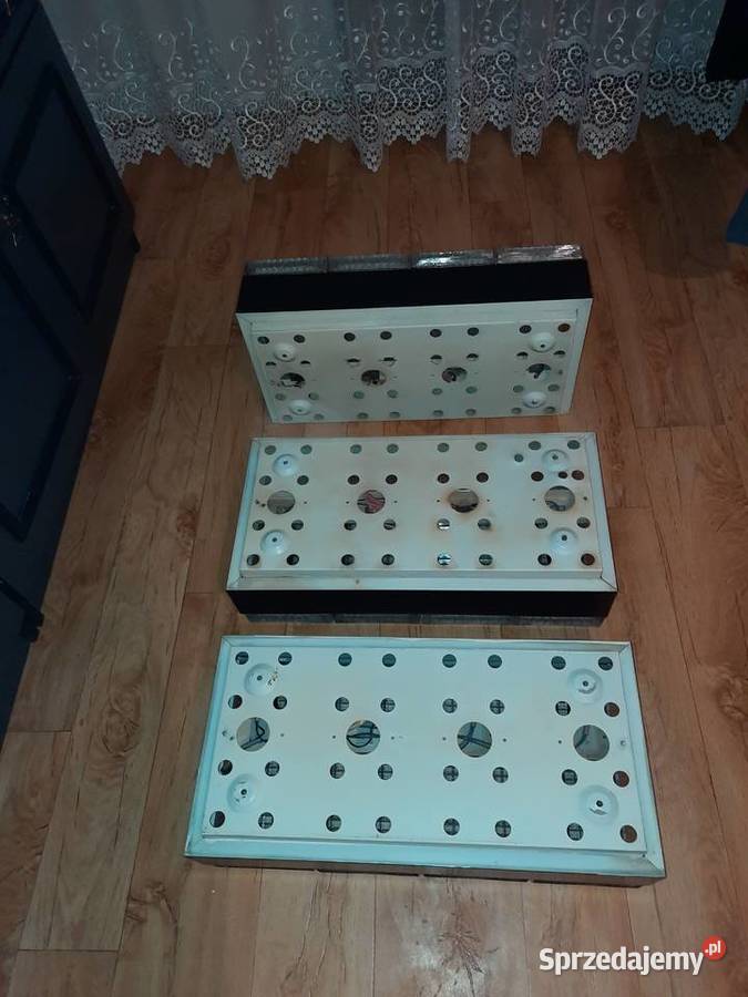 Retro lampy podsufitowe firmy Napako z lat 60 Lubań