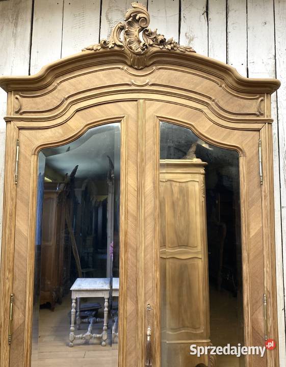 Szafa 2drzwiowa oczyszczona Ludwik XV Francja 242cm Szafy i garderoby Wrocław