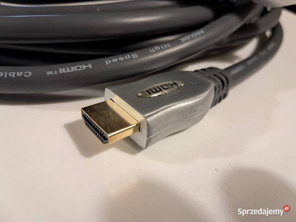 Kabel HDMI do HDMI długość 5m jakości pozłacane Kraków