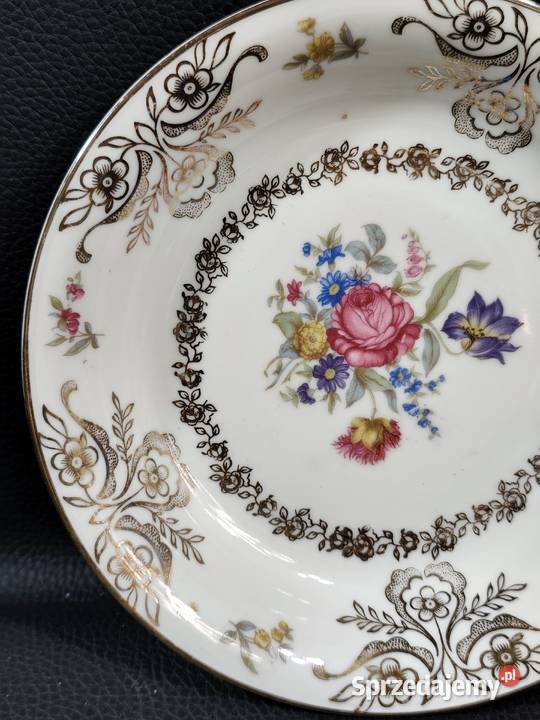 Elegancki Talerz Dekoracyjny Bavaria Elfenbein