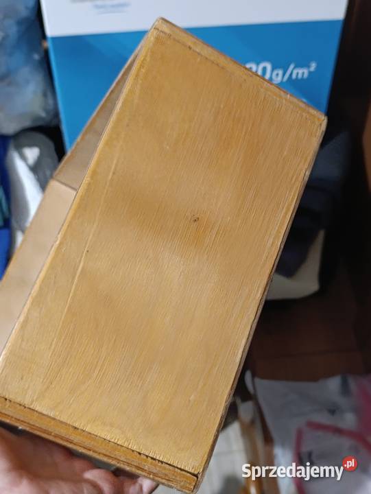 drewniana szuflada pojemnik do przechowywania