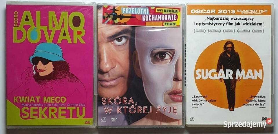 Zestaw DVD P Almodovar Kika Złe wychowanie Skóra mazowieckie Grójec