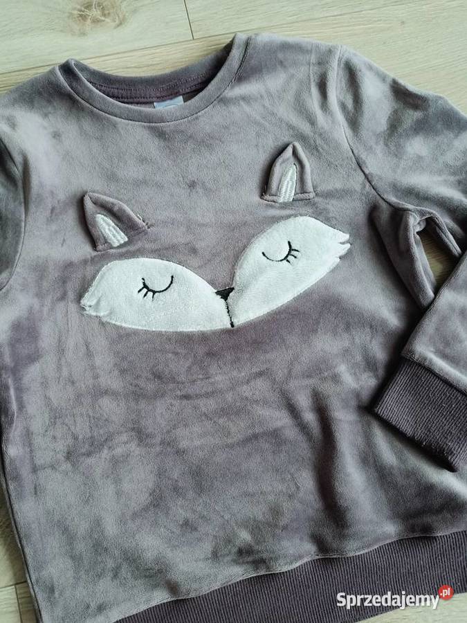 Bluza dziewczęca sportowa dresowa welurowa mazowieckie Płock