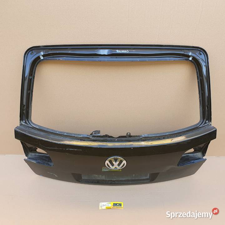 VW TOUAREG KLAPA BAGAŻNIKA TYŁ lubuskie Trzciel sprzedam