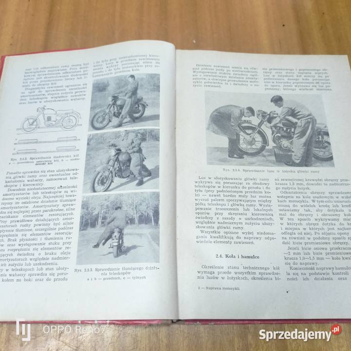 Naprawa motocykli 1963 r Łubno