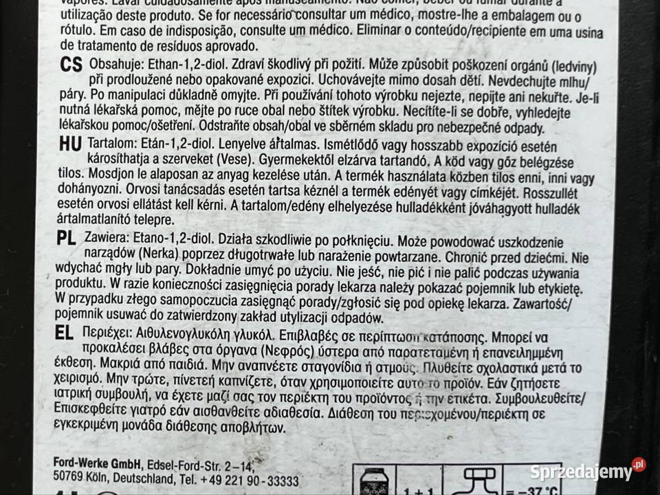 Koncentrat do chłodnic Motoryzacja Gliwice