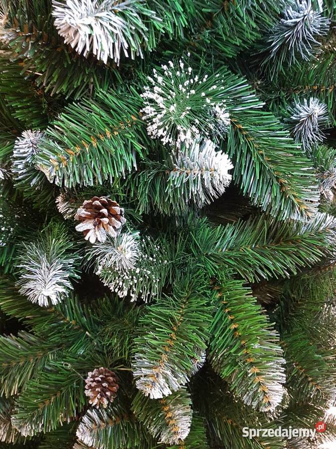 Choinka sztuczna Sosna srebrna z szyszkami Bielsko-Biała