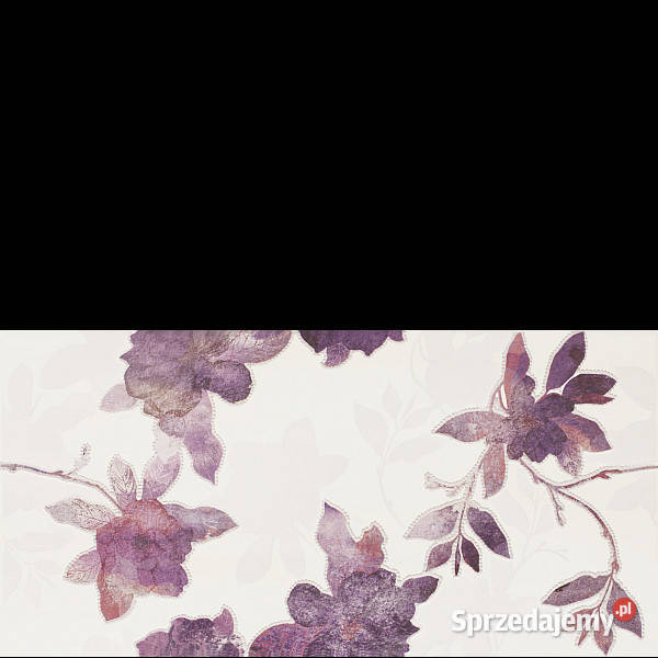 Dekor Luciola ecru Inserto Fiori 30 x 60 Paradyż Płytki ścienne